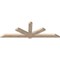 Ekena Millwork Kennewick Smooth Timber Gable Bracket, Douglas Fir, 96"W x 32"H x 3 1/2"D x 5 1/2"F, 8/12 Pitch GBW096X32X0406KEN00SDF - alternate 2